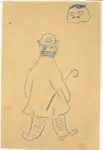 Toulouse-Lautrec, Henri de , Uomo di spalle
