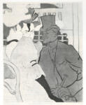 Anonimo , Toulouse-Lautrec, Henri de - sec. XIX - L'inglese al Moulin Rouge
