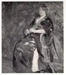 Toulouse-Lautrec, Henri de , Mme. Lili Grenier in kimono