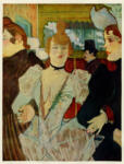 Anonimo , Toulouse-Lautrec, Henri de - sec. XIX - Goulue al Moulin Rouge