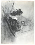 Toulouse-Lautrec, Henri de , - Donna a teatro