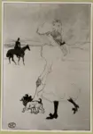 Toulouse-Lautrec, Henri de , Ragazza con cane