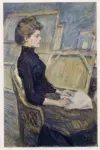 Toulouse-Lautrec, Henri de , Ragazza seduta