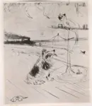 Toulouse-Lautrec, Henri de , Cane e pappagallo