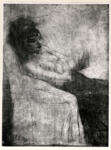 Thomas, Henri , - ritratto di donna seminuda