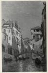 Tissot, James , A side canal in Venice