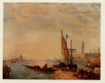 Ziem, Felix , Entrata nel Canal Grande a Venezia