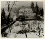 Baudot, Jeanne , Ch&acirc;teau &agrave; Louveciennes