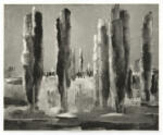 Bosshard, R. Th. , - paesaggio con alberi