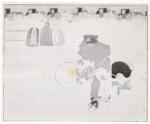 Bonnard, Pierre , Signora in bicicletta con cane