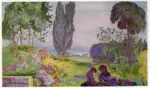 Bonnard, Pierre , Paesaggio animato