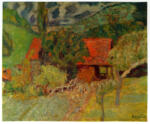 Bonnard, Pierre , Il tetto rosso -