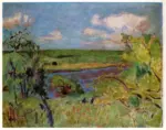 Anonimo , Bonnard, Pierre - sec. XX - Paesaggio vicino a Giverny