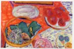 Bonnard, Pierre , Natura morta con prosciutto