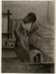 Bonnard, Pierre , Nu débout à sa toilette