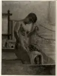 Bonnard, Pierre , Nu débout à sa toilette