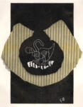 Mourlot ; Braque, Georges , Composizione con cartone ondulato e cigno