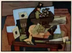 Anonimo , Braque, Georges - sec. XX - Still life with grapes
