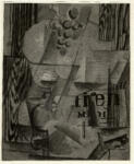 Braque, Georges , Composizione astratta con uva