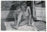 Brianchon, Maurice , Fille assise s'essuyant les Pieds