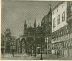 Carzou, Jean , Veduta di Venezia