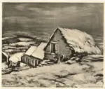 Charlot, Luis , La maison sous la neige