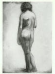De La Fresnaye, Roger , Femme nue vue de dos -