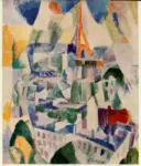 De Launay, Robert , Finestra che guarda sulla strada -