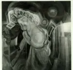 De Launay, Robert , Nackte lesende Frau -