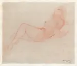 Derain, André , - nudo di donna sdraiata
