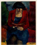 Desnoyer, Francois , Donna con cappello