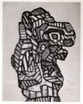Dubuffet, Jean , Busto di Bestia