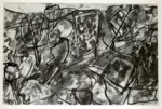 Dubuffet, Jean , Paesaggio con personaggi