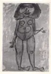 Dubuffet, Jean , Petit Nu Verd&acirc;tre