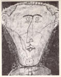 Dubuffet, Jean , Ritratto di Michel Tapiés