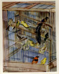 Dufy, Raoul , Les oiseaux dans la cage (Gli uccelli dentro alla gabbia)