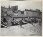 Dufy, Raoul , Le March&eacute; aux Pommes, Quai de l'H&ocirc;tel de Ville