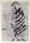 Dufy, Raoul , Arlequin assis jouant du violon