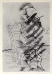 Dufy, Raoul , Arlequin assis jouant du violon