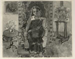 Dufy, Raoul , Interiore con un bambino indiano