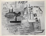 Dufy, Raoul , Bateaux à Voiles en Mer, Barche a Voiles en Mer