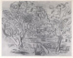 Dufy, Raoul , Paesaggio con olivi