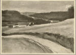 Dunoyer de Segonzac, André , paesaggio collinare