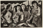 Fougeron, André , Marché aux poisson -