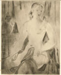 Gounaro, Georges , Nudo seduto -