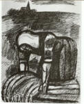 Gromaire, Marcel , La Moissonneuse"" -