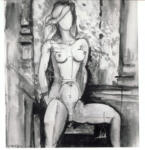 Gromaire, Marcel , Nudo seduto -