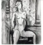 Gromaire, Marcel , Nudo seduto