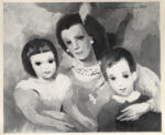 Laurencien, Marie , Contessa Elisabetta Costa de Beauregard e i suoi figli Giovanne e Maria Zefira