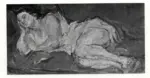 Kikoine, Michel , - ritratto di donna sdraiata